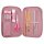 DEPESCHE 12527 TOPModel 3-Fach Federtasche mit Glitzer GLITTER QUEEN