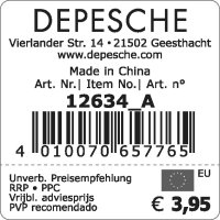 DEPESCHE 12634 TOPModel Stab-Klapphaarb&uuml;rste mit Spiegel sortiert