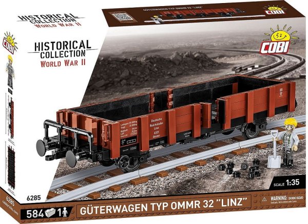 COBI Güterwagen type Ommr 32 LINZ 6285 Baukasten 1:35
