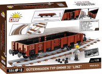 COBI 6285 Güterwagen type Ommr 32 LINZ Baukasten 1:35