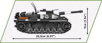 COBI 2286 StuG III Ausf.F/8 & Flammpanzer Militär-Baukasten 1:35