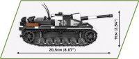 COBI 2286 StuG III Ausf.F/8 & Flammpanzer Milit&auml;r-Baukasten 1:35