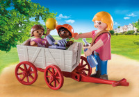 PLAYMOBIL City Life 71258 Starter Pack Erzieherin mit Bollerwagen