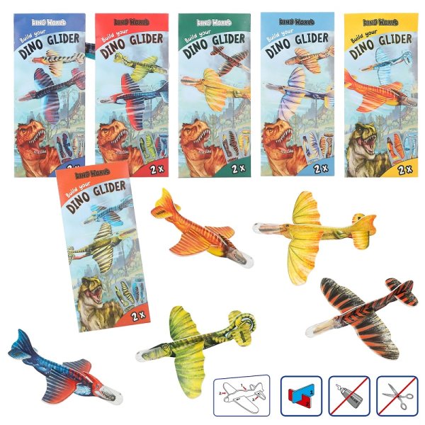 DEPESCHE 12272 Dino World Build Your Dino Glider sortiert