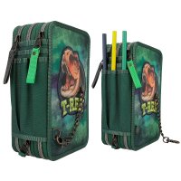 DEPESCHE 12506 Dino World 3-Fach Federtasche Mit Kette...