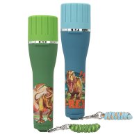 DEPESCHE 12641 Dino World Taschenlampe mit Timer sortiert