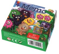 MATTHIES Living Puppets 11404 Mini-Memo Spiel Monster!