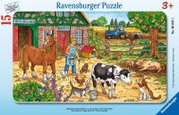 RAVENSBURGER 06035 Glückliches Bauernhofleben 15 Teile