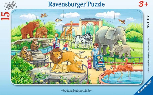 RAVENSBURGER 06116 Ausflug in den Zoo 15 Teile