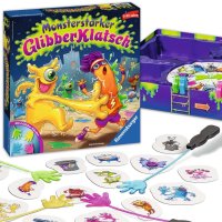 RAVENSBURGER 21353 Kinderspiel Monsterstarker Glibber-Klatsch