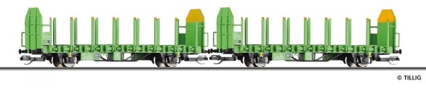TILLIG Rungenwagen-Einheit Laaps 565 der VTG Ep.VI 01075 Spur TT