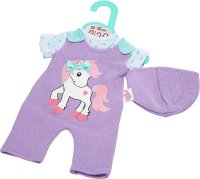 ZAPF Creation 870617 Dolly Moda Strickstrampler Pony mit...