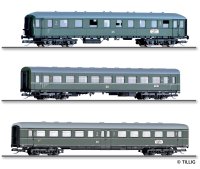 TILLIG 01069 Set mit 3 Reisezugwagen D 118...