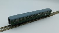 TILLIG Set mit 3 Reisezugwagen D 118 Leipzig-K&ouml;ln DR Ep.III 01069 Spur TT