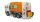 BRUDER 02772 MAN TGA M&uuml;ll LKW Hecklader Profi-Serie bworld 1:16