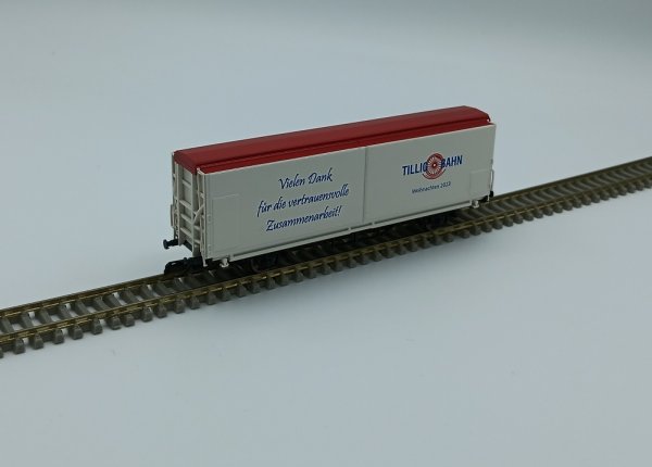 TILLIG Schiebewandwagen Sondermodell Weihnachten 2023 DANKE 502384 Spur TT