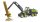 BRUDER 02135 John Deere 1270G Harvester mit 1 Baumstamm Profi-Serie bworld 1:16