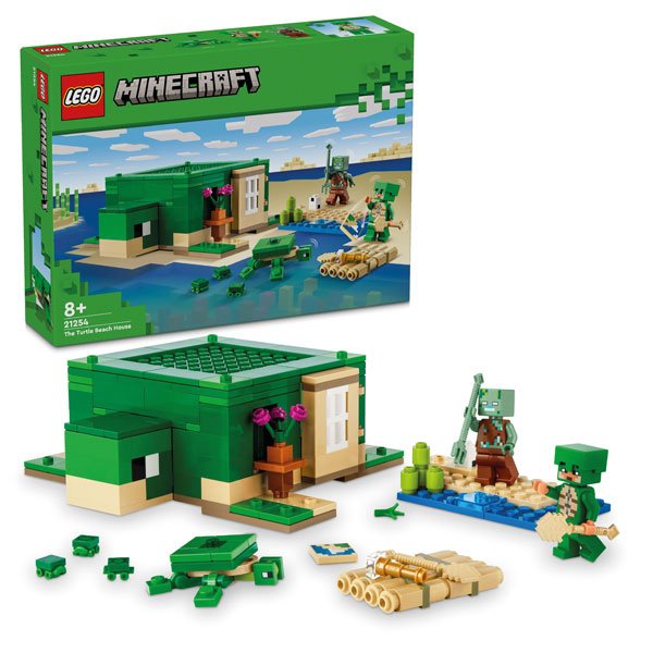 LEGO Minecraft 21254 Das Schildkr&ouml;tenstrandhaus