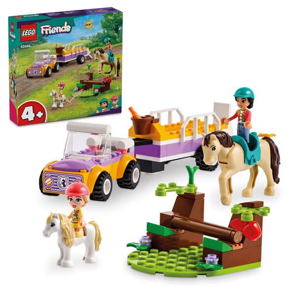 LEGO Friends 42634 Pferde- und Pony-Anhänger