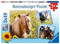 RAVENSBURGER 08011 Kinderpuzzle Liebe Pferde