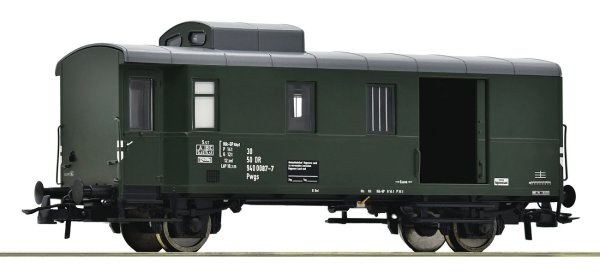 ROCO 74225 Güterzuggepäckwagen, Gattung Pwgs 41 DR Ep.IV Spur H0
