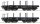 ROCO Set mit 2 Schwerlastwagen, Gattung Rlmmp DR Ep.IV 6600031 Spur H0