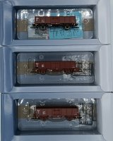 TILLIG Güterwagenset der DR, bestehend aus drei offenen Güterwagen Ep.IV 01077 Spur TT