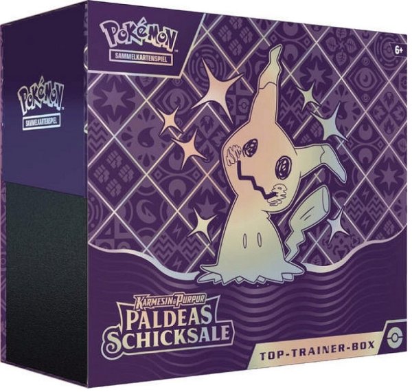 POKEMON 45806 PKM Pokémon Karmesin & Purpur Paldeas Schicksale Top-Trainer-Box