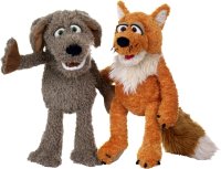MATTHIES Living Puppets Handpuppe Locke der kleine Hund 45 cm Handspieltier W799