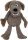 MATTHIES Living Puppets Handpuppe Locke der kleine Hund 45 cm Handspieltier W799