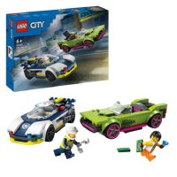 LEGO City 60415 Verfolgungsjagd mit Polizeiauto und...