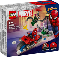 LEGO Marvel Super Heroes 76275 Motorrad-Verfolgungsjagd Spider-Man vs. Doc Ock