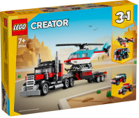 LEGO Creator 31146 Tieflader mit Hubschrauber