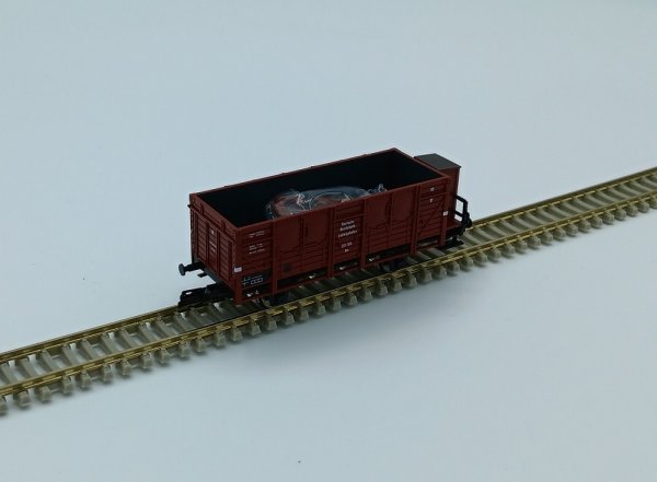 TILLIG offener Güterwagen Om, Club-Jahresmodell 2015 DRG Ep.II 501500 Spur TT