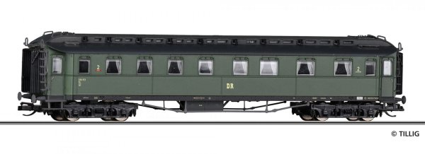 TILLIG 12004 Reisezugwagen 2. Klasse B4ü der DR Ep.III Spur TT