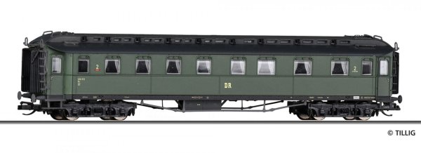 TILLIG Reisezugwagen 2. Klasse B4ü der DR Ep.III 12004 Spur TT