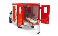 BRUDER MB Sprinter Ambulanz mit Fahrer 02676 Profi-Serie bworld 1:16
