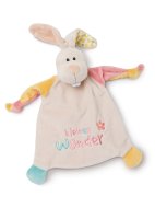 NICI 46733 Schmusetuch Hase mit Aufschrift "kleines Wunder"