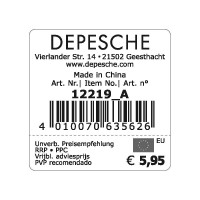 DEPESCHE TOPModel Radierbare Buntstifte 12219
