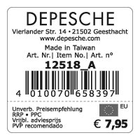 DEPESCHE 12518 TOPModel Glitzer Tattoo Set FANTASY TIGER