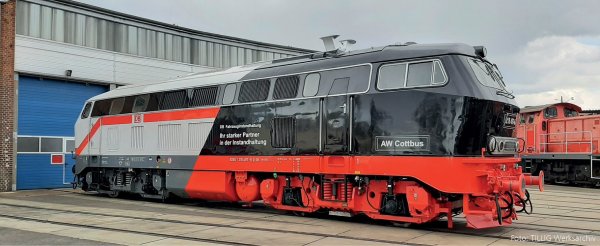 TILLIG Diesellokomotive BR 218 497-6 der DB Ep.VI Fahrzeuginstandhaltung Cottbus 04707 Spur TT