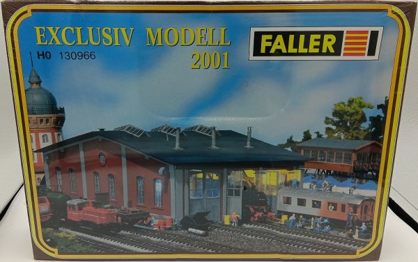 FALLER 130966 Waggon-Werkstatt Exclusiv-Modell Bausatz Spur H0