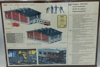 FALLER Waggon-Werkstatt Exclusiv-Modell Bausatz 130966 Spur H0