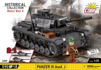 COBI Panzerkampfwagen III Ausf.J 2289 Militär-Baukasten 1:35
