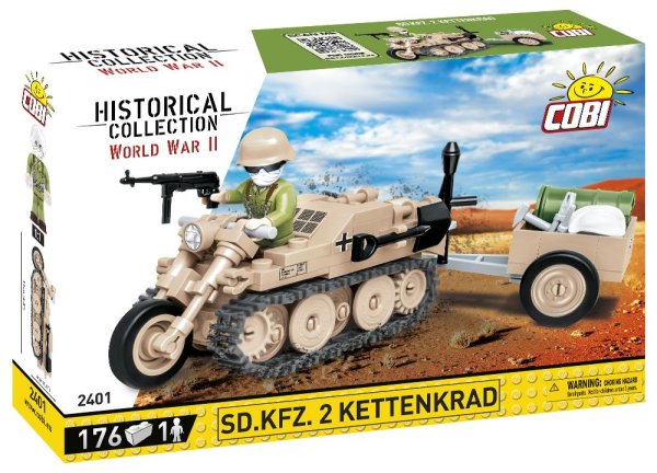 COBI 2401 Sd.Kfz.2 Kettenkrad Militär-Baukasten