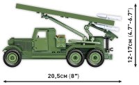 COBI 2280 Raketenwerfer BM-13 Katyusha (ZIS-6) Militär-Baukasten 1:35