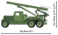 COBI Raketenwerfer BM-13 Katyusha (ZIS-6) 2280 Militär-Baukasten 1:35
