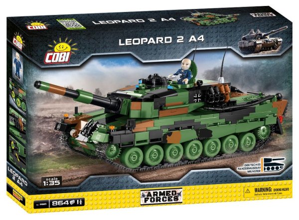 COBI 2618 Leopard 2A4 Militär Baukasten 1:35