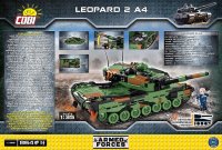 COBI 2618 Leopard 2A4 Militär Baukasten 1:35