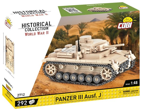 COBI Panzer III Ausf. J 2712 Militär-Baukasten 1:48